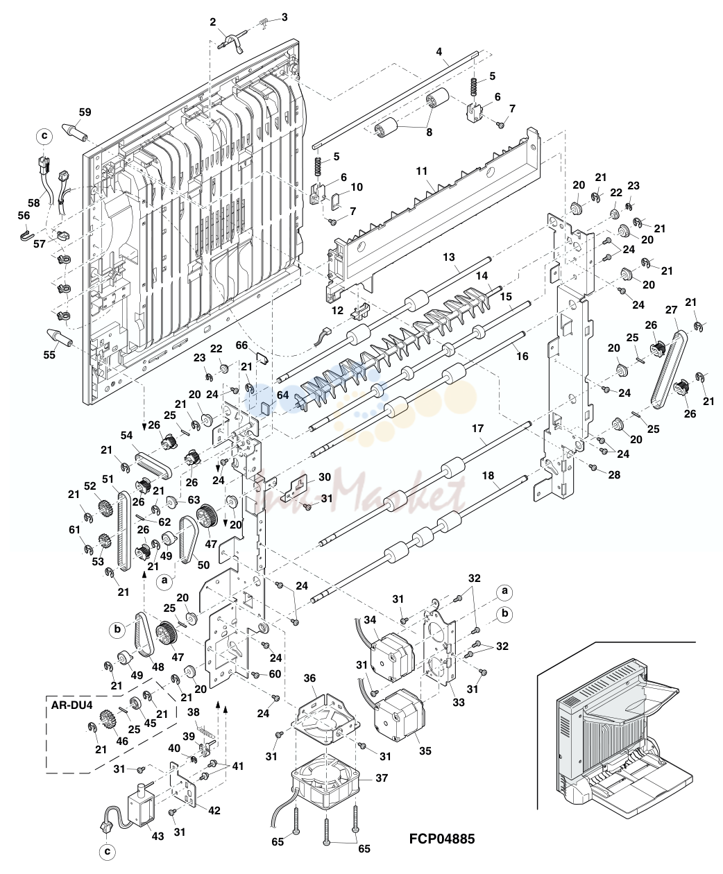4. 5 用紙搬送部(Paper transport unit)