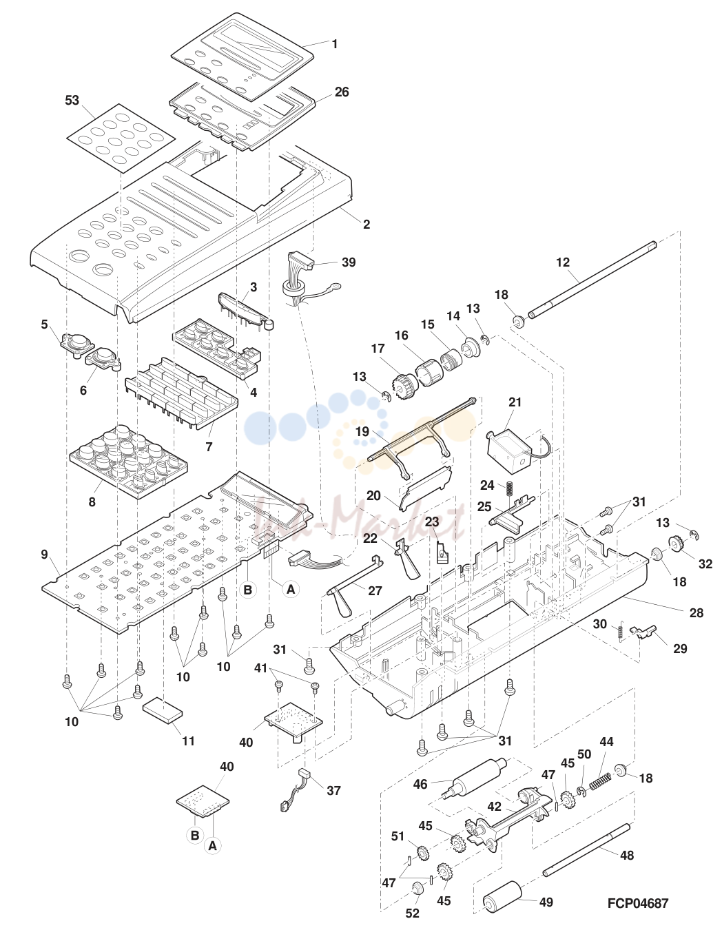 2. 7 Fax SPF panel & pick up unit(AR-F152)