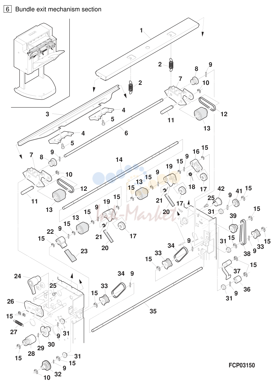 5. 6 Bundle exit mechanism section