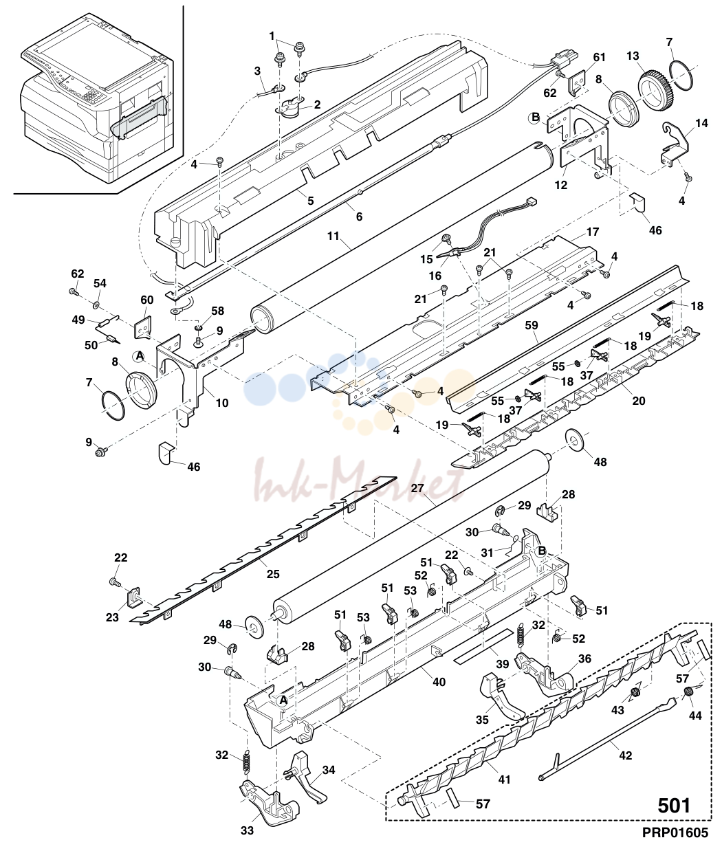 6. 定着ﾕﾆｯﾄ(Fusing unit)
