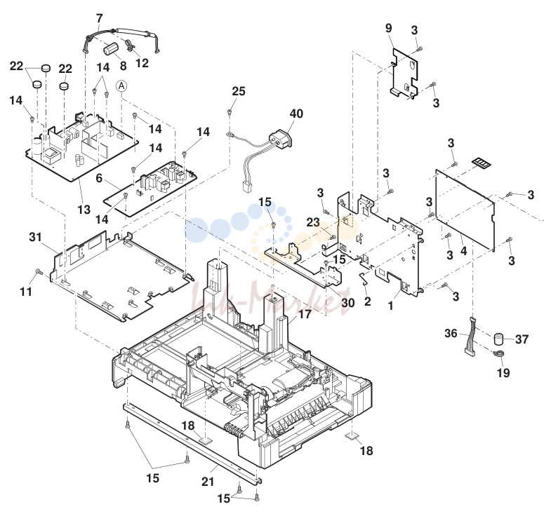7. 9 Base plate unit 2