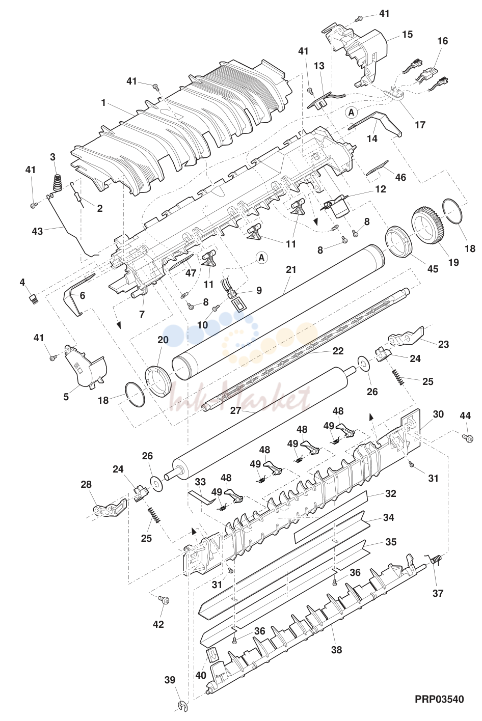 8. F Fusing unit