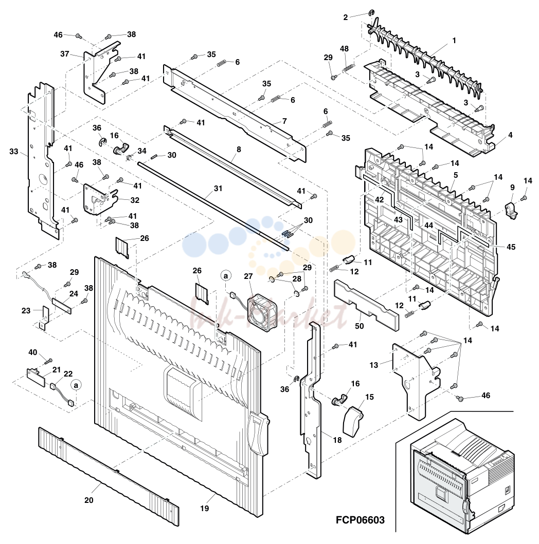 2. 左ドアユニット(Left door unit)