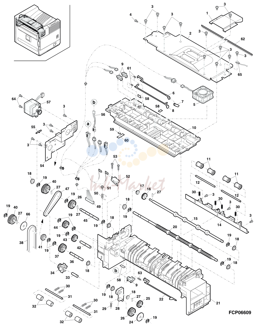 5. 排紙反転ユニット(Delivery turn over unit)