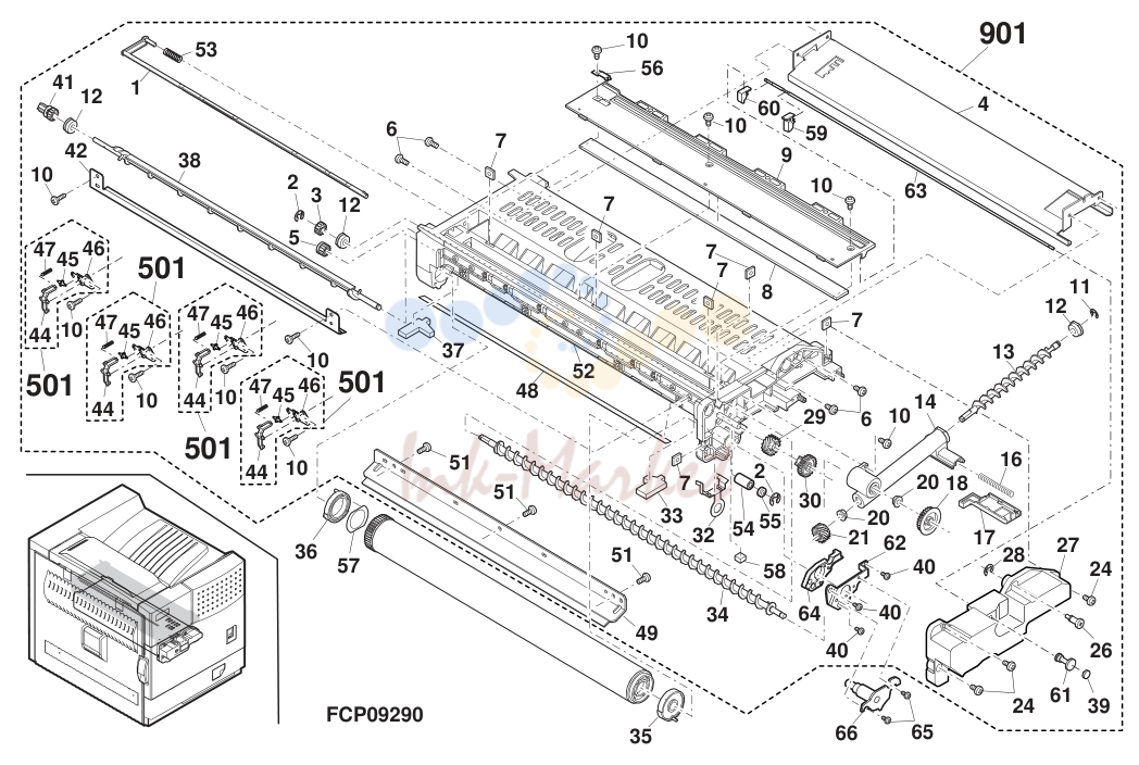 7. F Process unit[AR-M355N/U,AR-M455N/U,AR-M351N/U,AR-M451N/U]