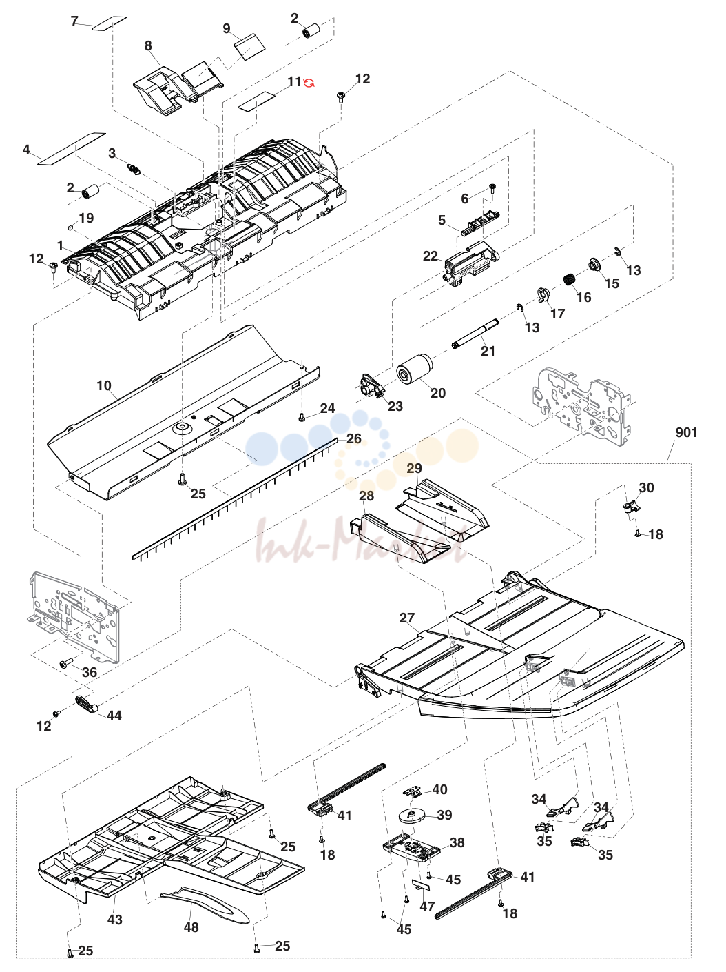 5. RSPF 給紙・原稿ﾄﾚｲ(Paper feed, Original tray)[AR-6131N,AR-6120N,AR-RP11]