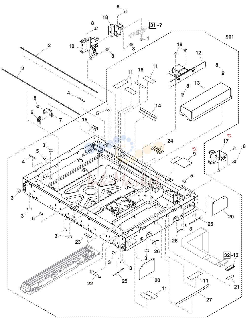 9. スキャナユニット 1(Scanner Unit 1)