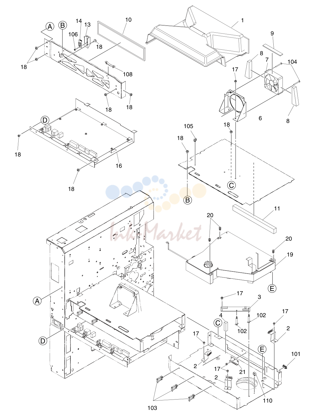 10. e-STUDIO230/280 LASER-OPTICAL-UNIT-ASM JUNE 2004