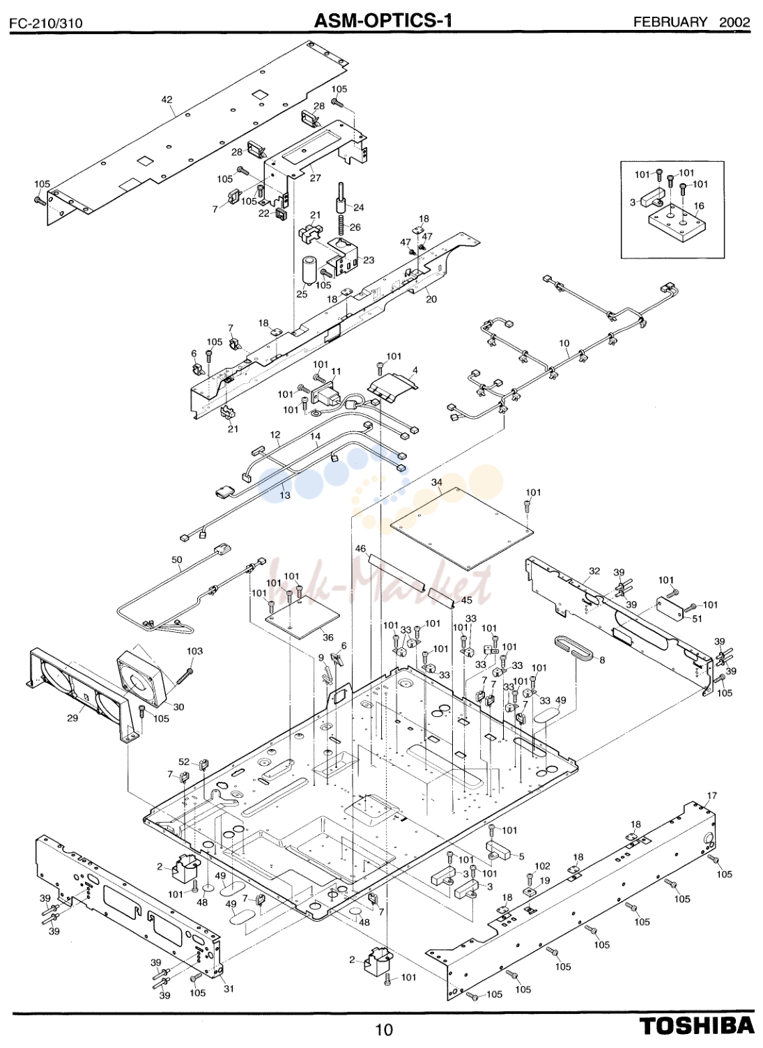 10. e-STUDIO210c/310c ASM-OPTICS-1 APR 2002