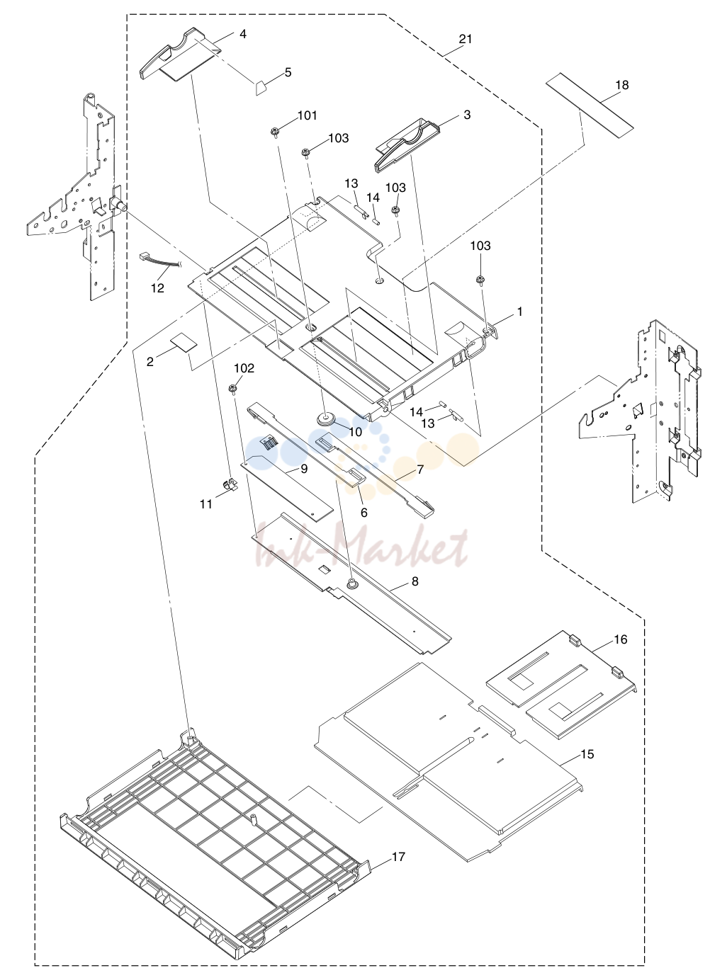 12. e-STUDIO 550/650/810 MANUAL-TRAY-ASM MAY 2002