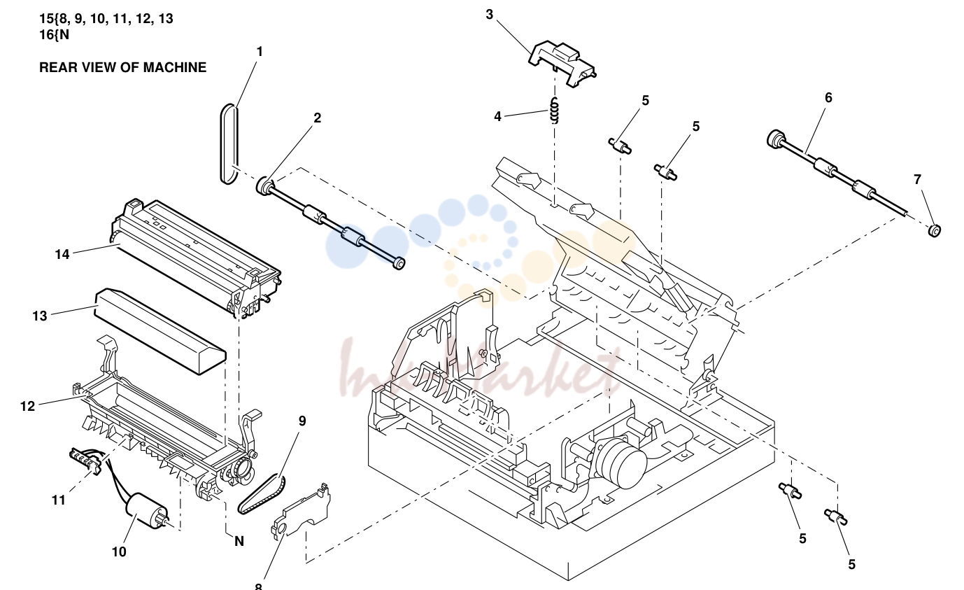 10. PL 4.1 Paper Path and Developer Assembly