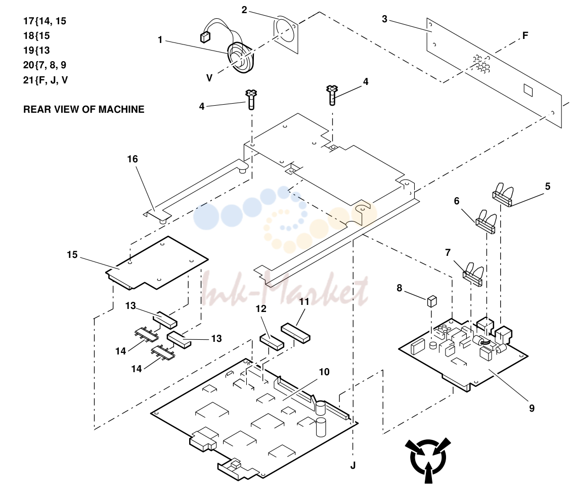12. PL 5.2 Electrical (PWB chassis) 7041 W/O Tag 42