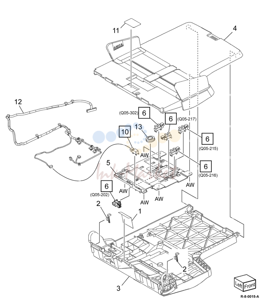 DADF Document Tray (250) (B8170)