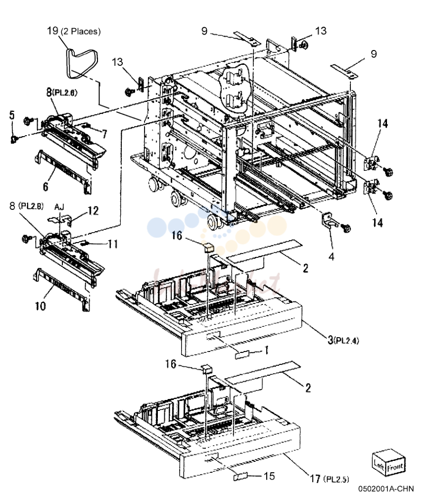 Tray 1/2