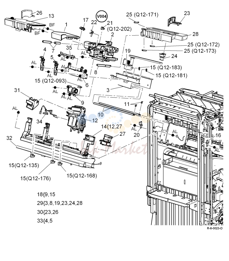 HVF Ejector, Pressing and Support (1 of 2)