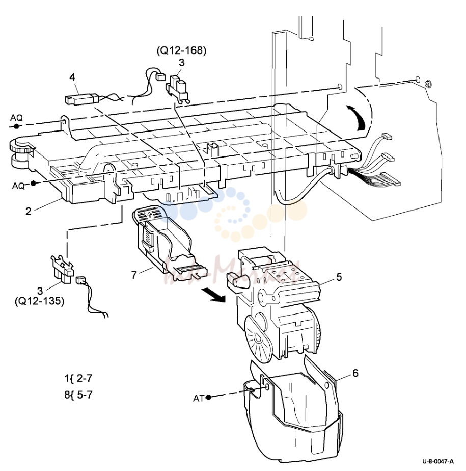 LCSS Staple Head узел/ Traverse в сборе