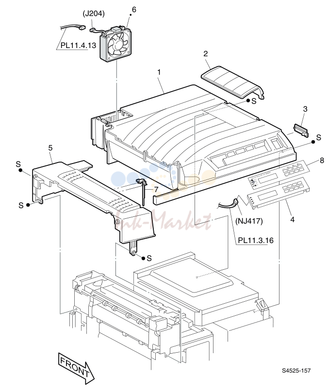 1. 97 Top Cover Assembly