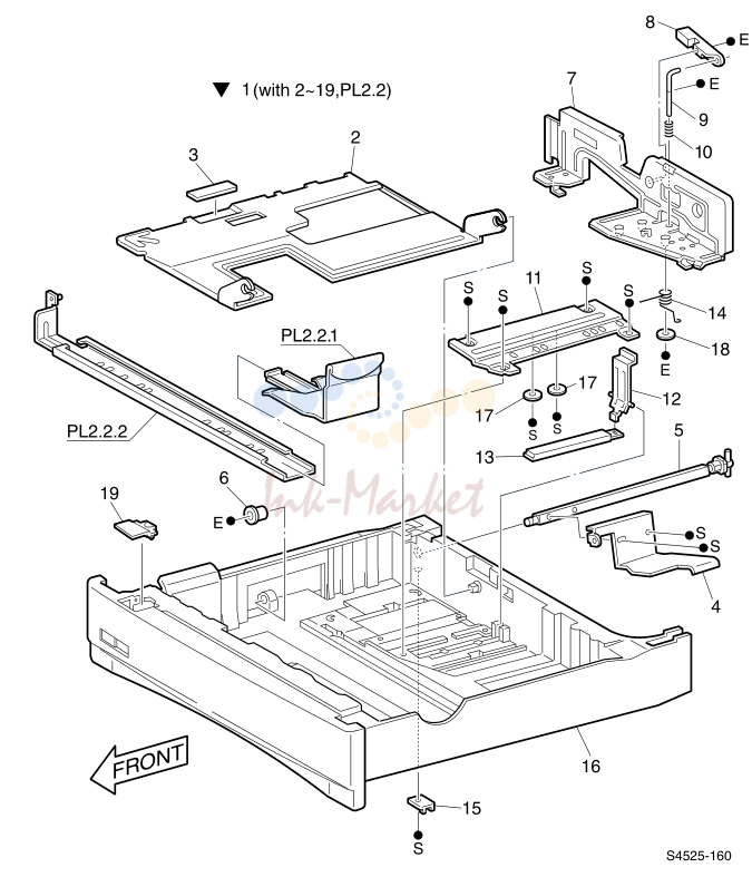 4. 100 Tray Unit - Paper Stack