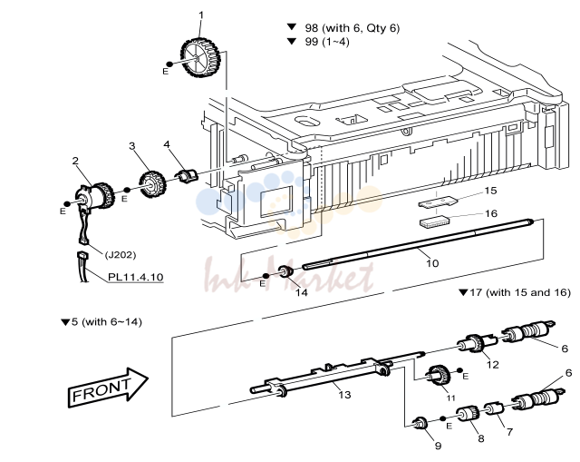 9. 105 Paper Pick Up - Tray 1