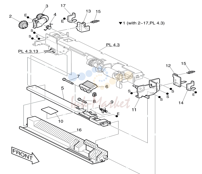 16. 112 Multi-sheet Bypass Feeder Assembly (MBF)