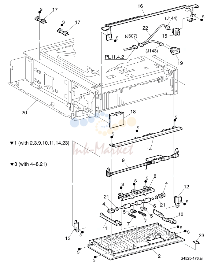 20. 116 Tray 2 Frame and Left Cover