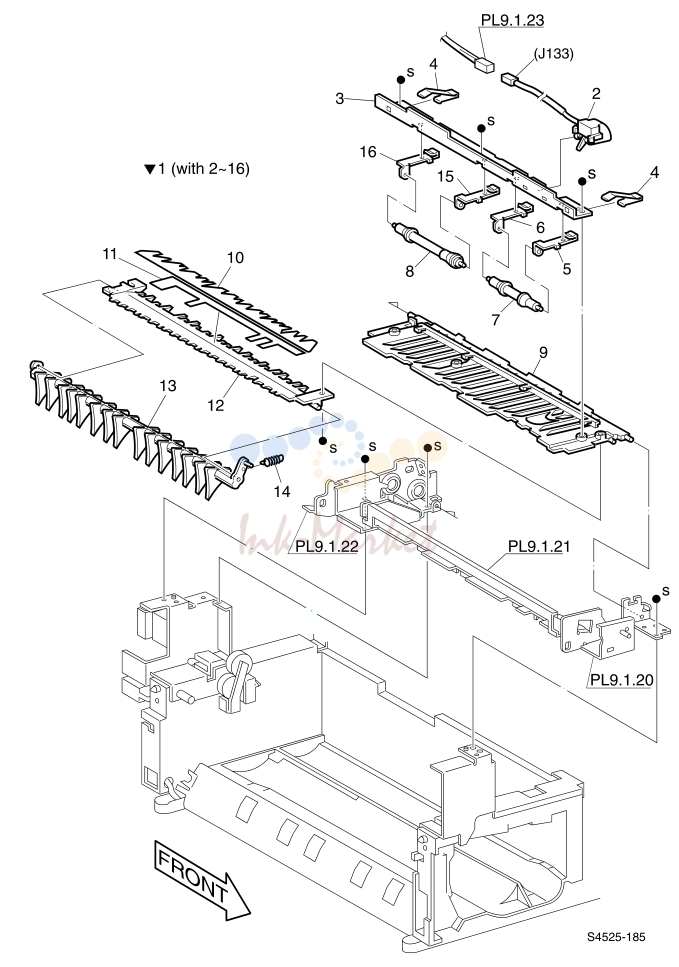27. 125 Upper Exit Chute Assembly