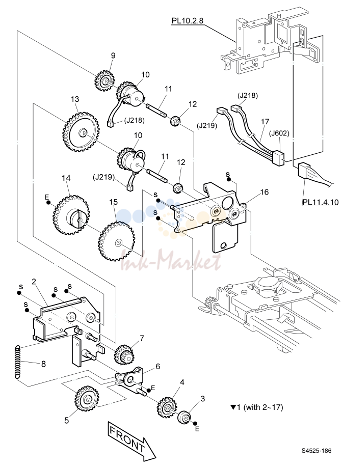 28. 126 Exit Drive Assembly