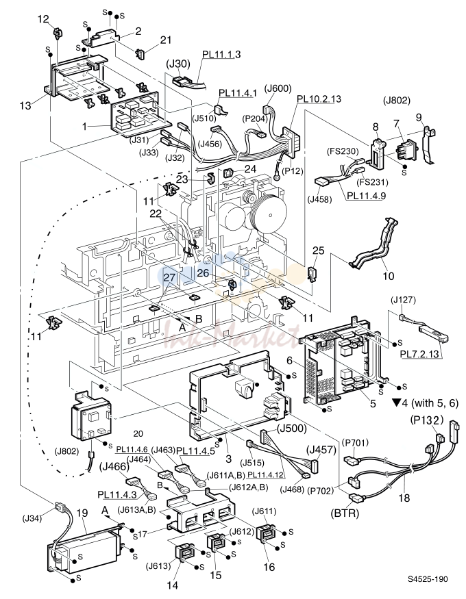 32. 130 High Voltage Power Supply and Input/Output Board