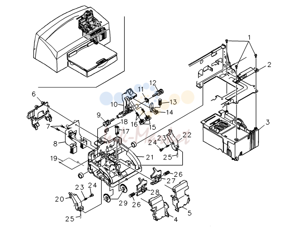 4. PL 1.4 CARRIAGE ASSEMBLY