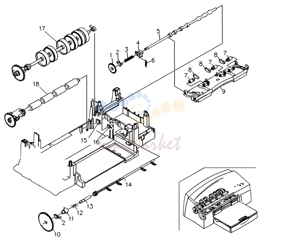 5. PL 1.5 FEED ROLLER ASSEMBLY