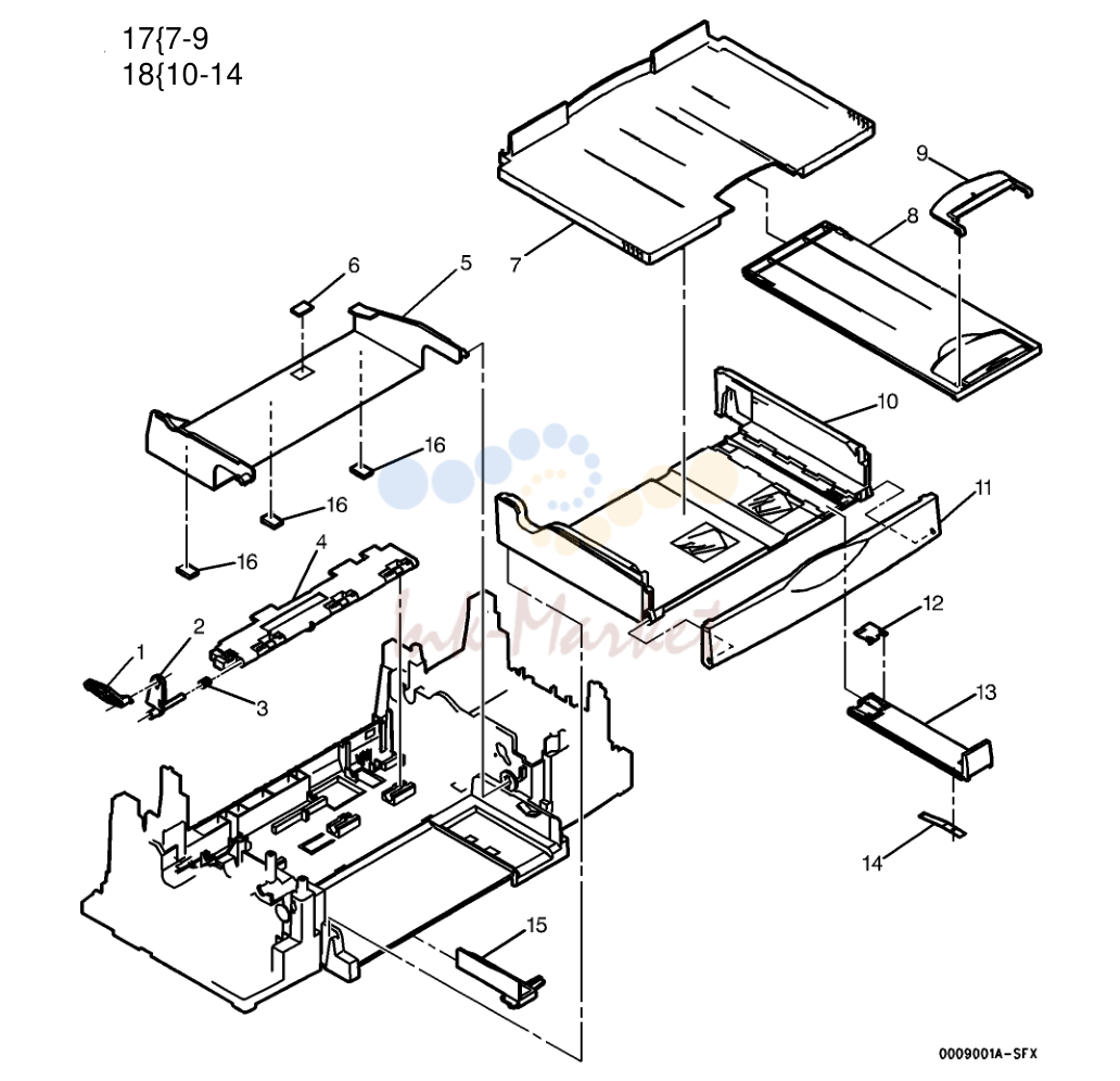 18. PL 9.1 TRAY UNIT