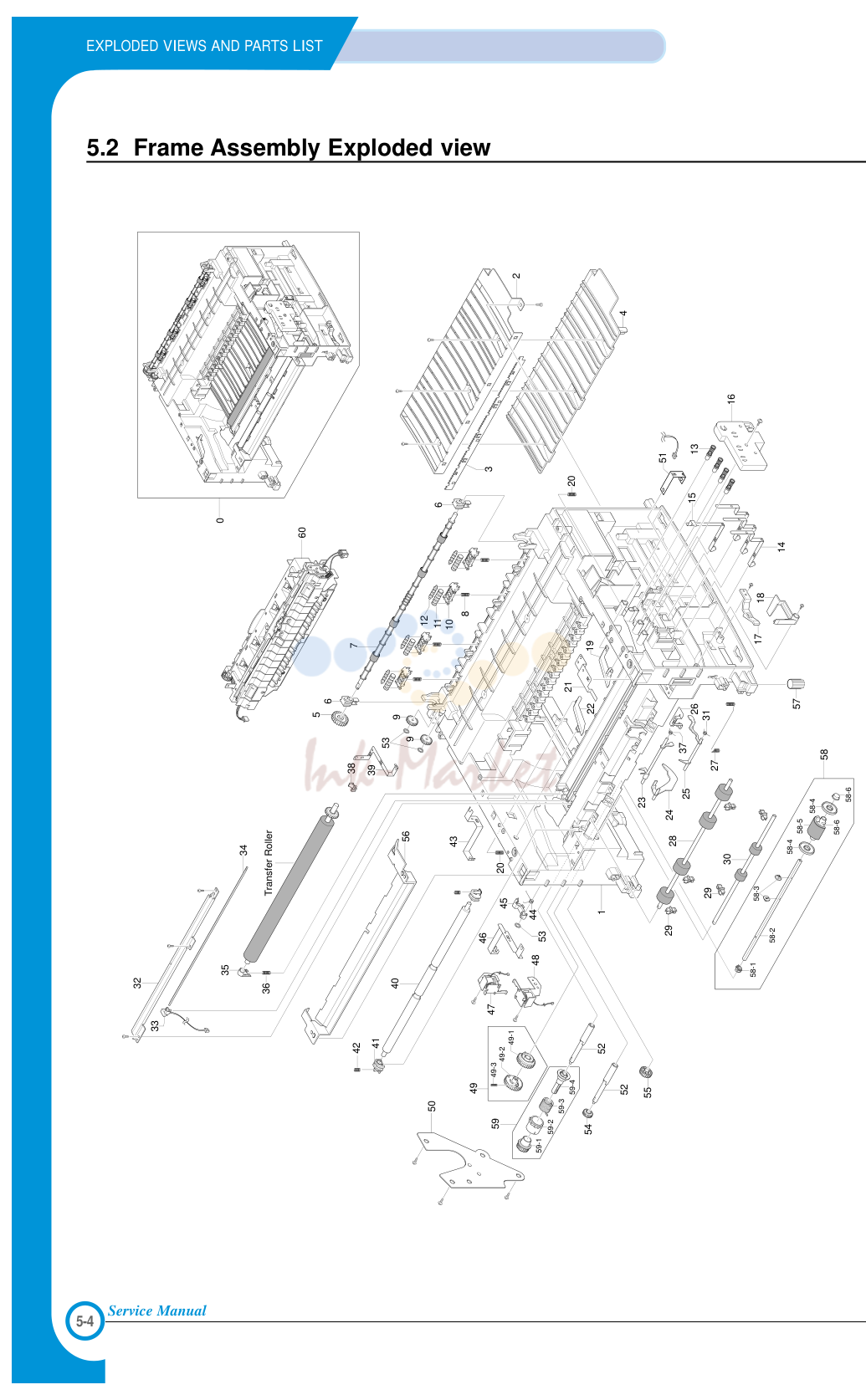 2. EXPLODED VIEWS AND PARTS LIST