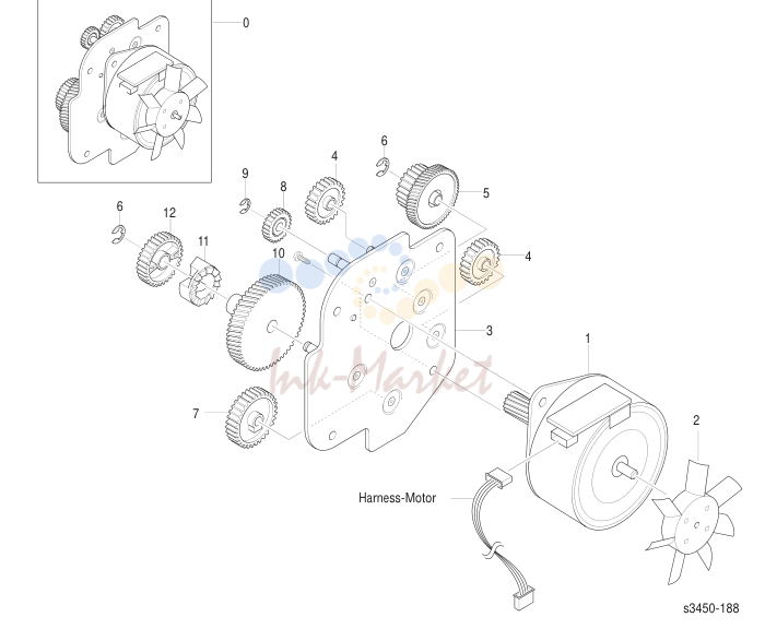 6. Exit Drive Motor Assembly