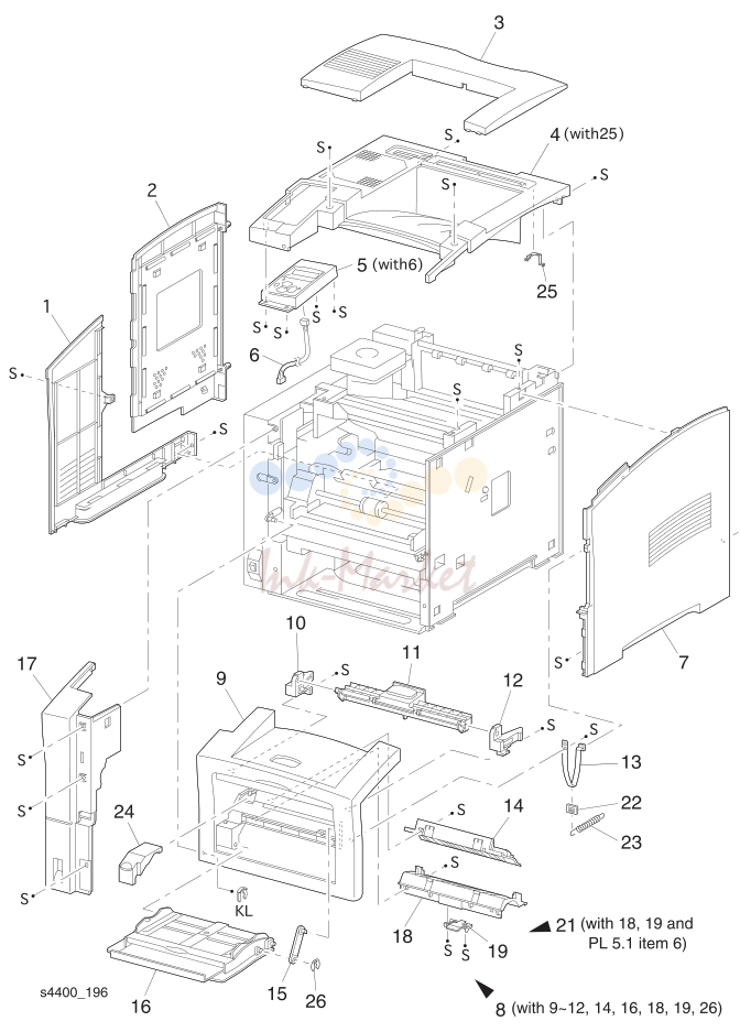2. PL 1.1 Covers (1 of 2) - Exploded View