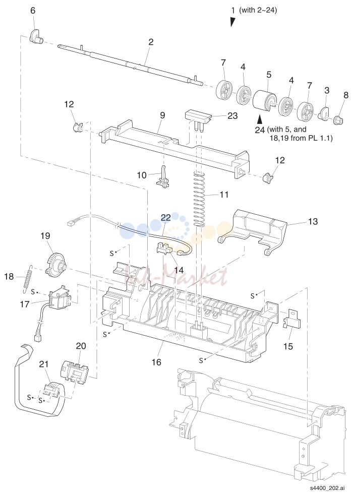 7. PL 4.1 MPT Chute - Exploded View