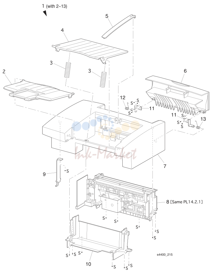20. PL 14.1 Stacker (1 of 2) - Exploded View