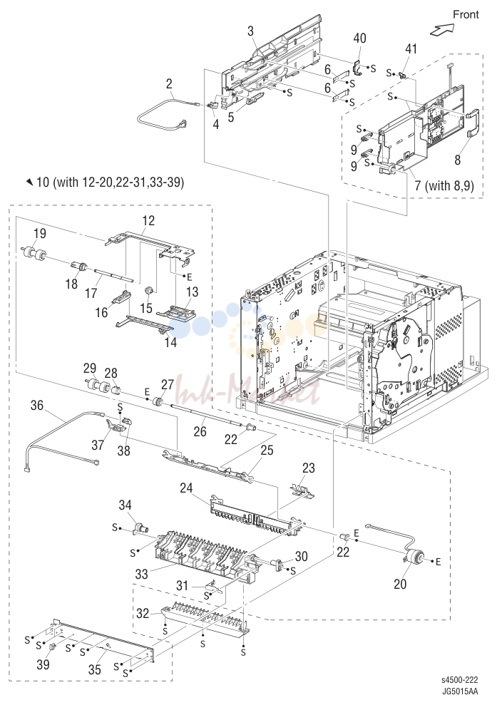 5. Parts List 7.1 550-Sheet Paper Feeder