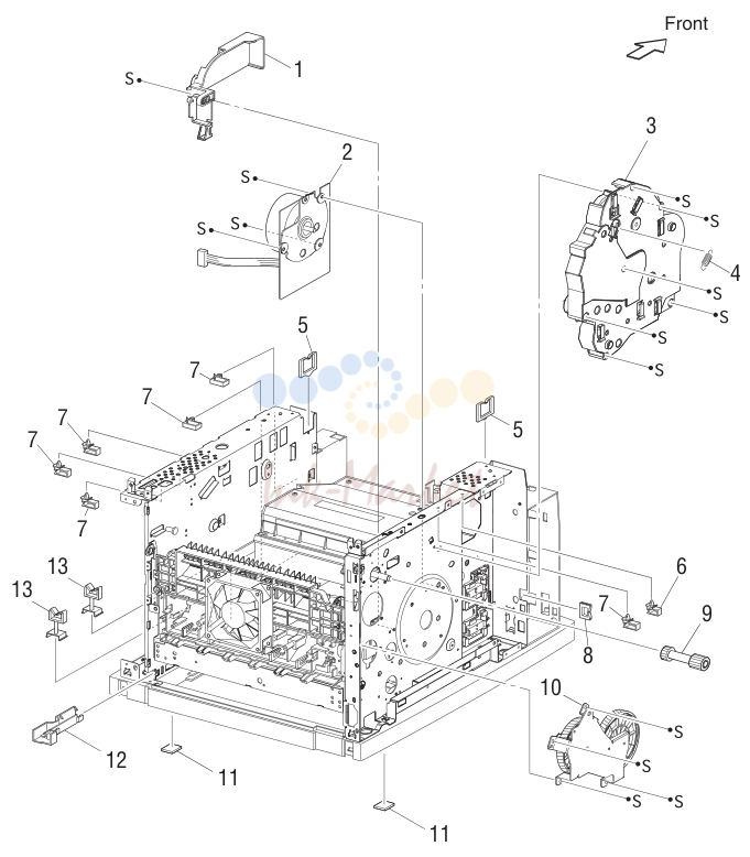 9. Parts List 11.1 Frame and Drive