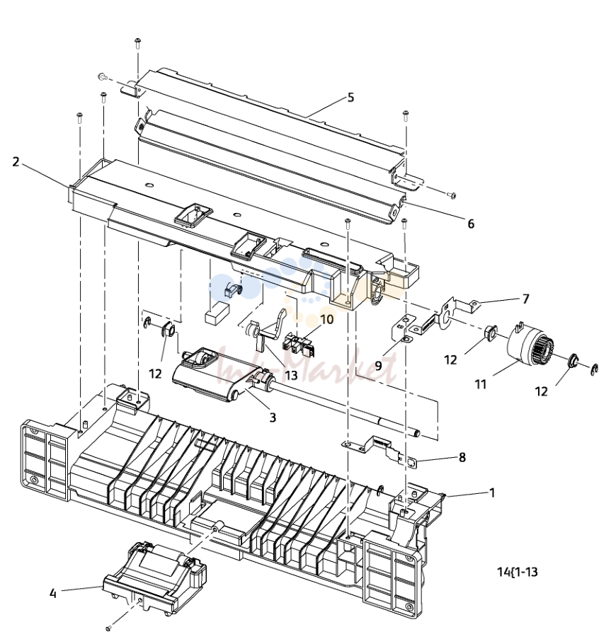 Tray 1 Feeder в сборе