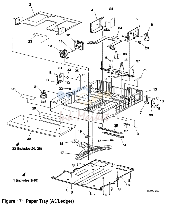 2. PL 2.1 Paper Tray [A3/Ledger]