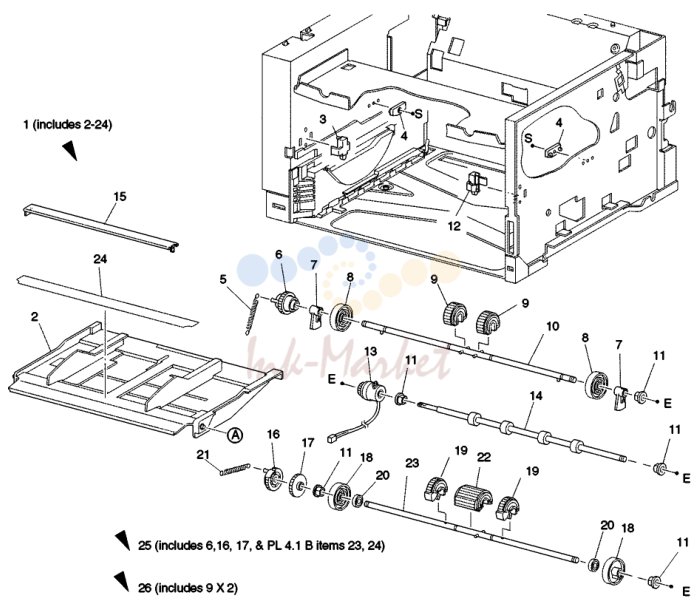 5. PL 4.1 Multi-sheet Bypass Feeder (MBF) Assembly