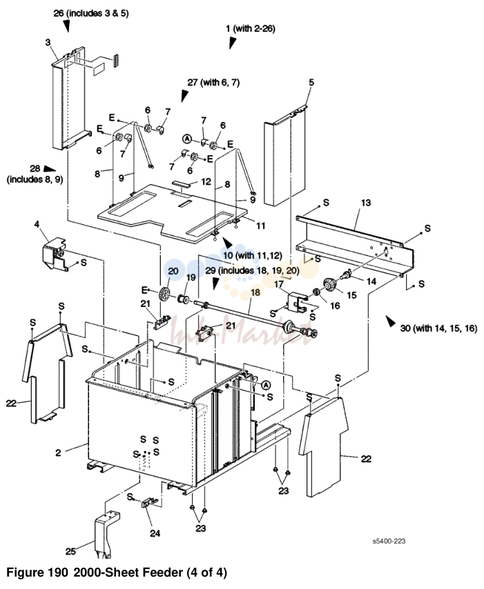 19. PL 12.4 2000-Sheet Feeder (4 of 4)