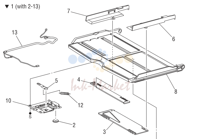 7. Parts List 3.3 Tray 1/MPT Assembly