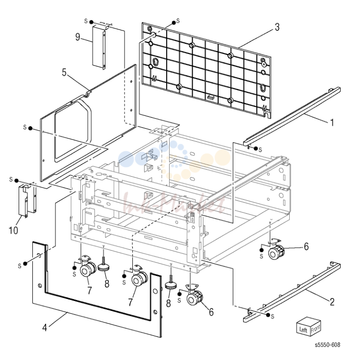 1000-Sheet Feeder (Tray 4 & 5)