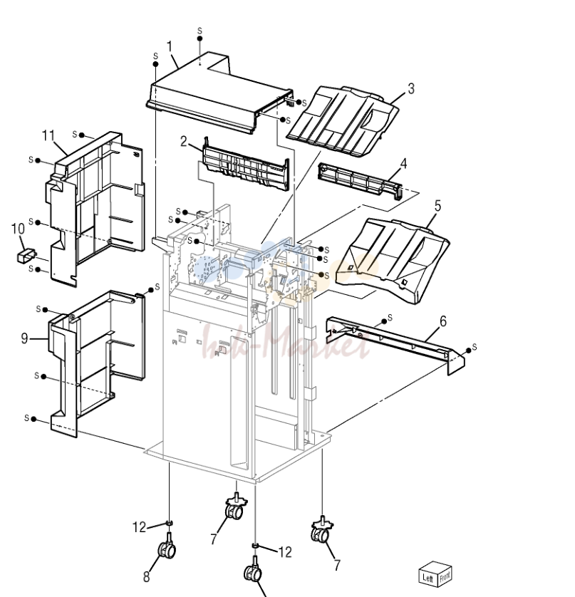 Finisher/Stacker Covers (1/2)
