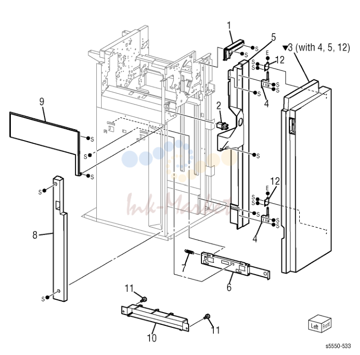 Finisher/Stacker Covers (2/2)