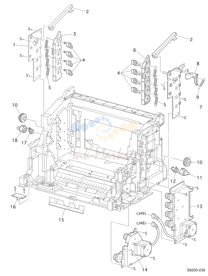 13. PL 11.1 Frame and Drive Assemblies