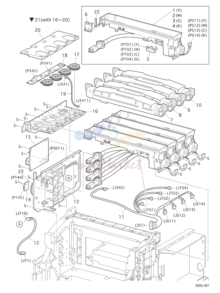 11. Holder Toner Cartridge Assembly