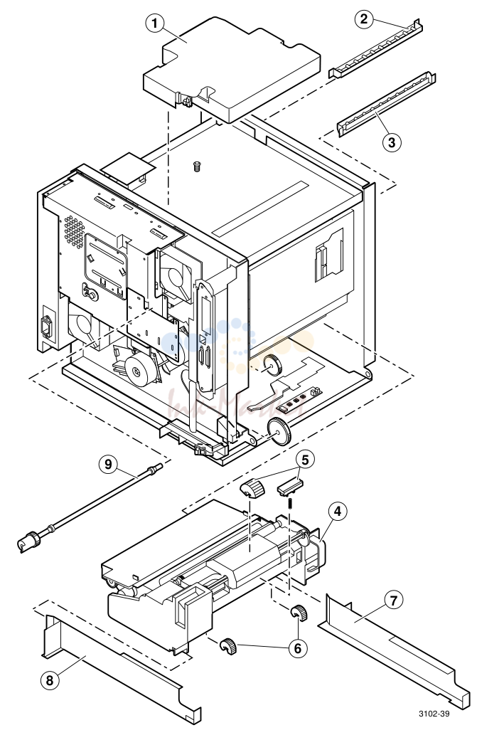 7. Part Serial number Qty Name and description