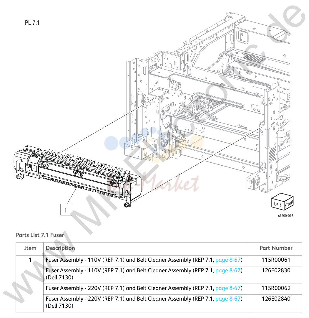 13. Parts List